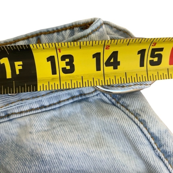 WeWoreWhat x Revolve Utility Cargo Straight Leg Jeans 90s Light Wash Flawed 29 - Picture 15 of 16